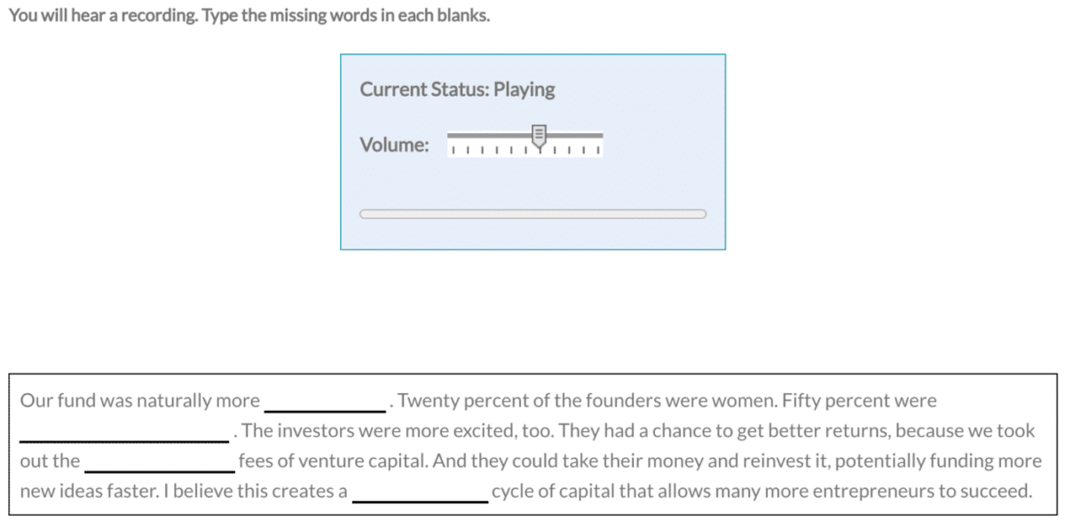 image 24 PTE Listening Fill in the blanks | FREE PTE Tutorials